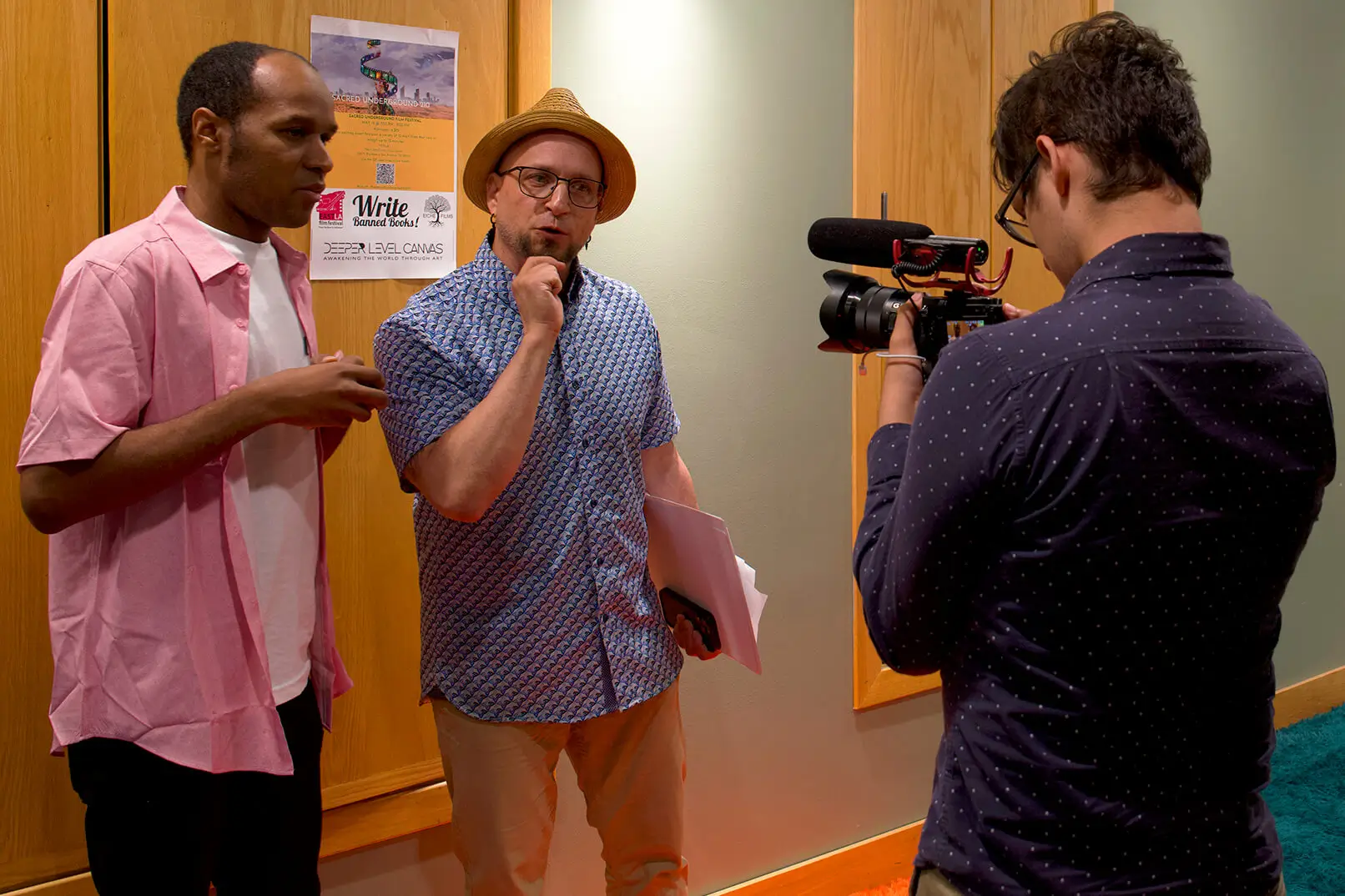 John Lambert promoting The Sacred Underground Film Festival 2024